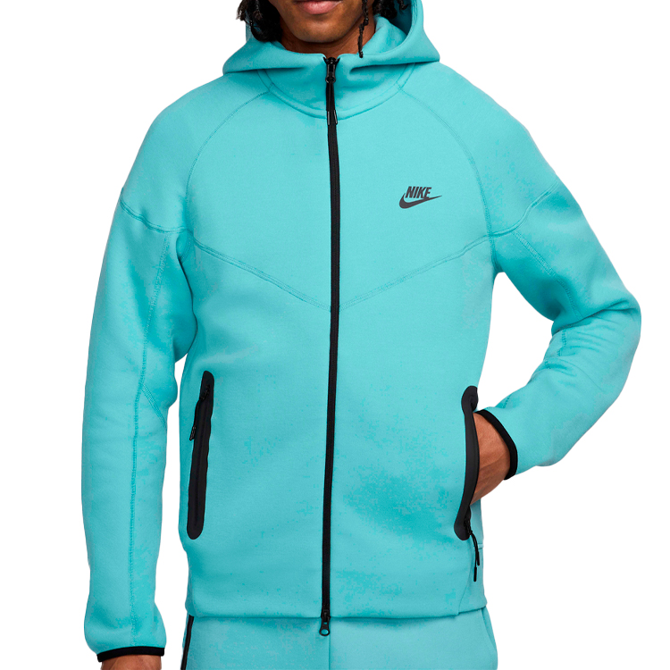Hanorac pt bărbați Nike M NK TCH FLC FZ WR HOODIE M Albastru deschis photo 4